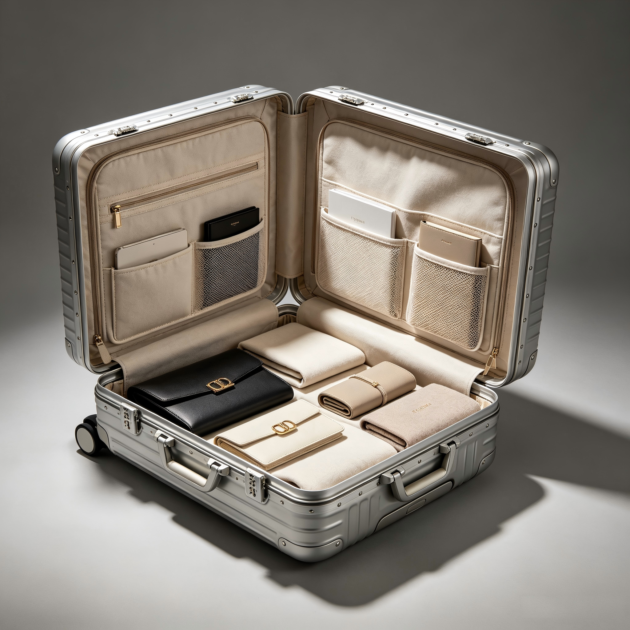 All Aluminum Magnesium Alloy Hard Luggage