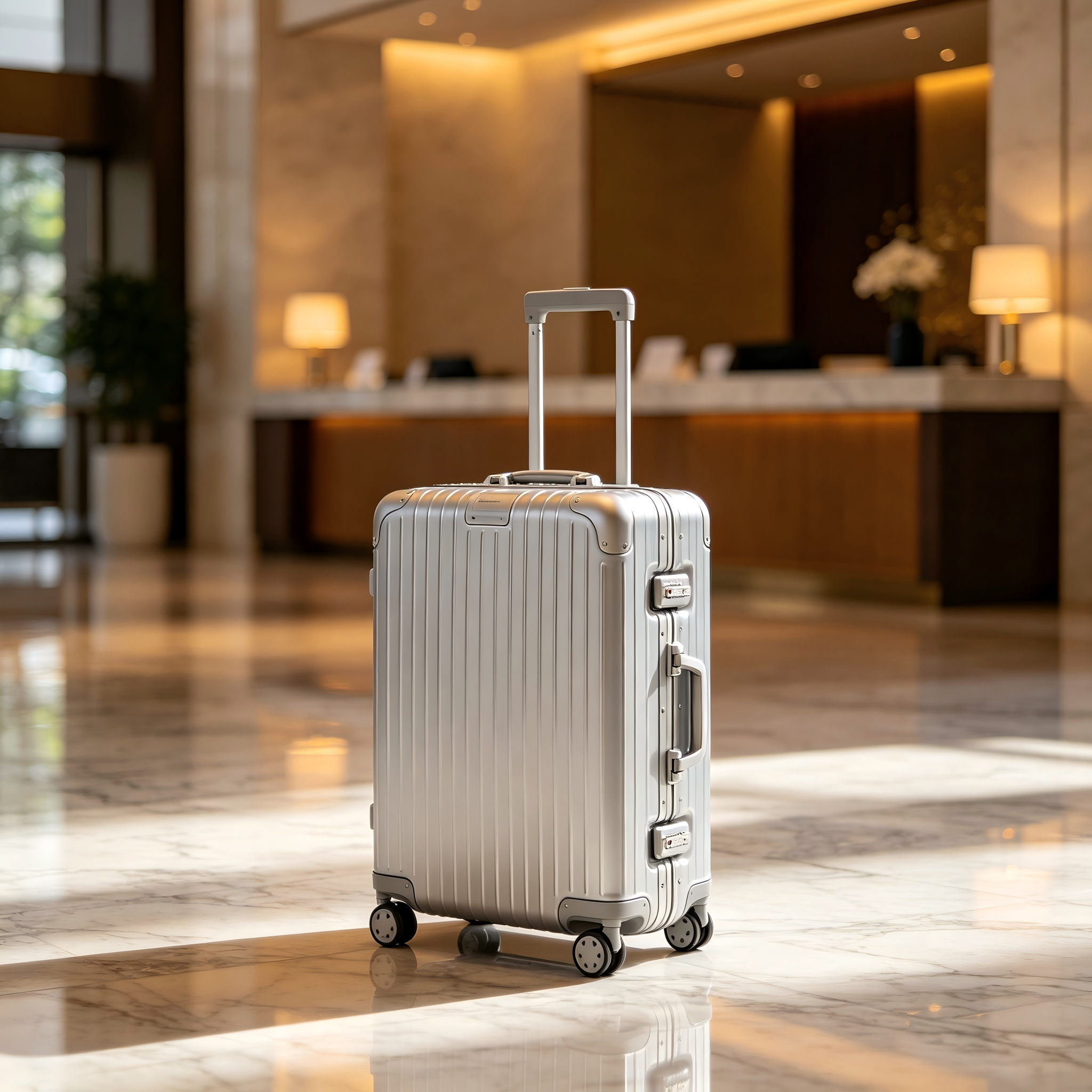 All Aluminum Magnesium Alloy Hard Luggage