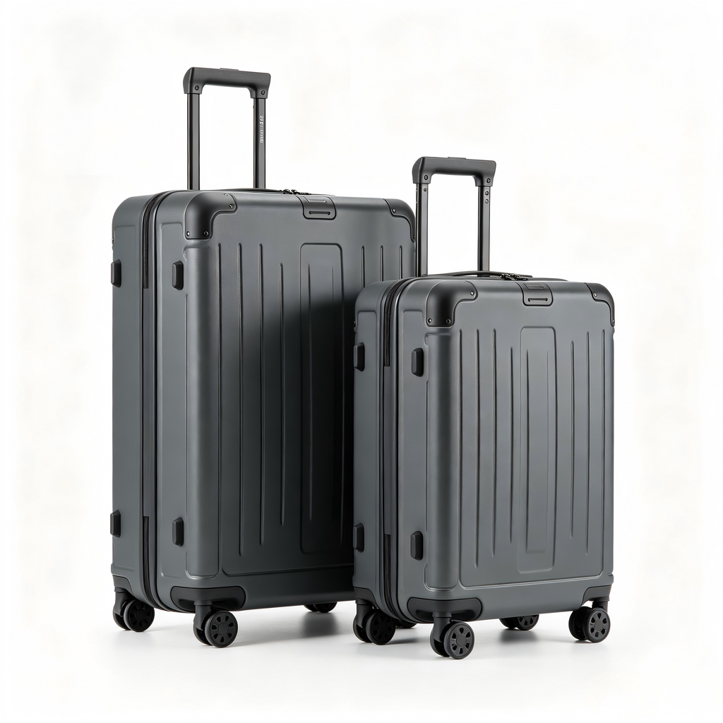 Expandable 5-Wheel Large Checked Luggage