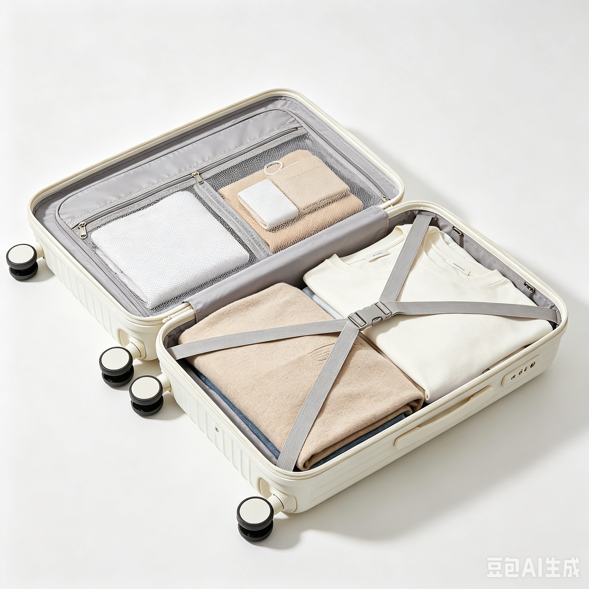 Striped Hard Shell Luggage 3 Piece Set